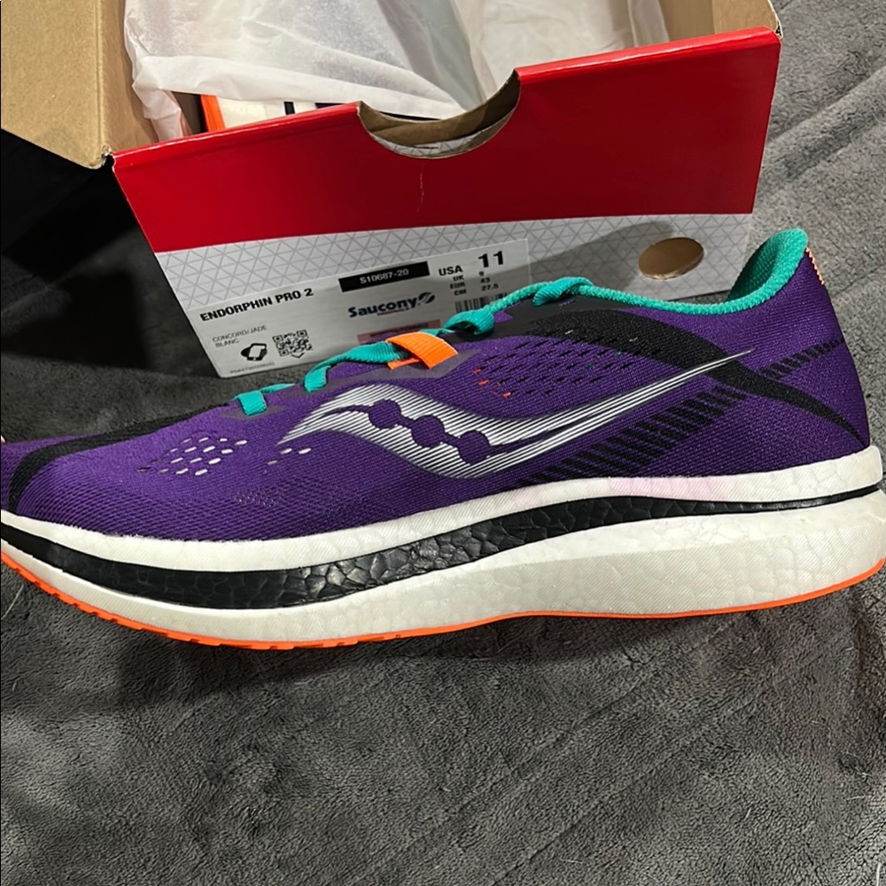 Saucony Women's Endorphin Pro 2 - Purple and Teal NIB